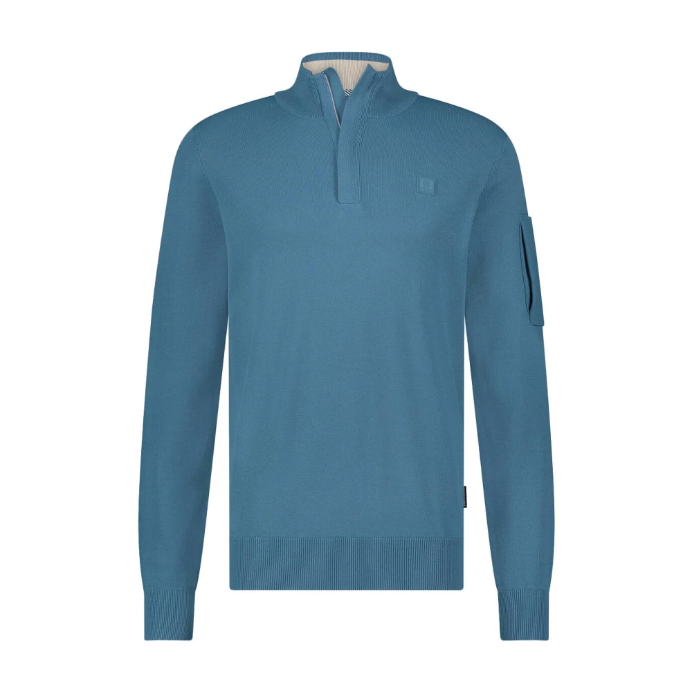 State of Art Sportzip Pullover Blue Heren
