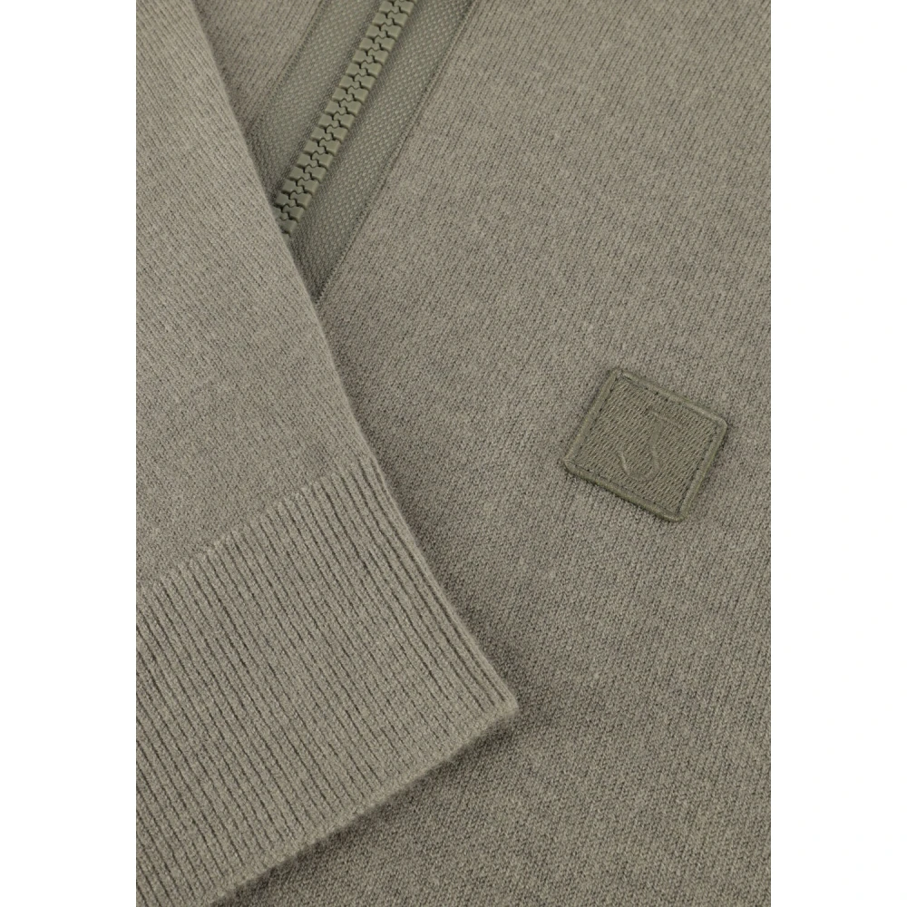 Butcher of Blue Groene Halfzip Trui voor Heren Green Heren