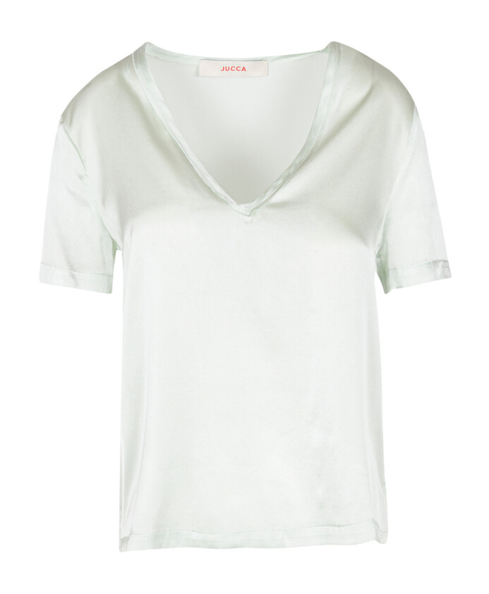 t-shirt-en-soie-col-en-v