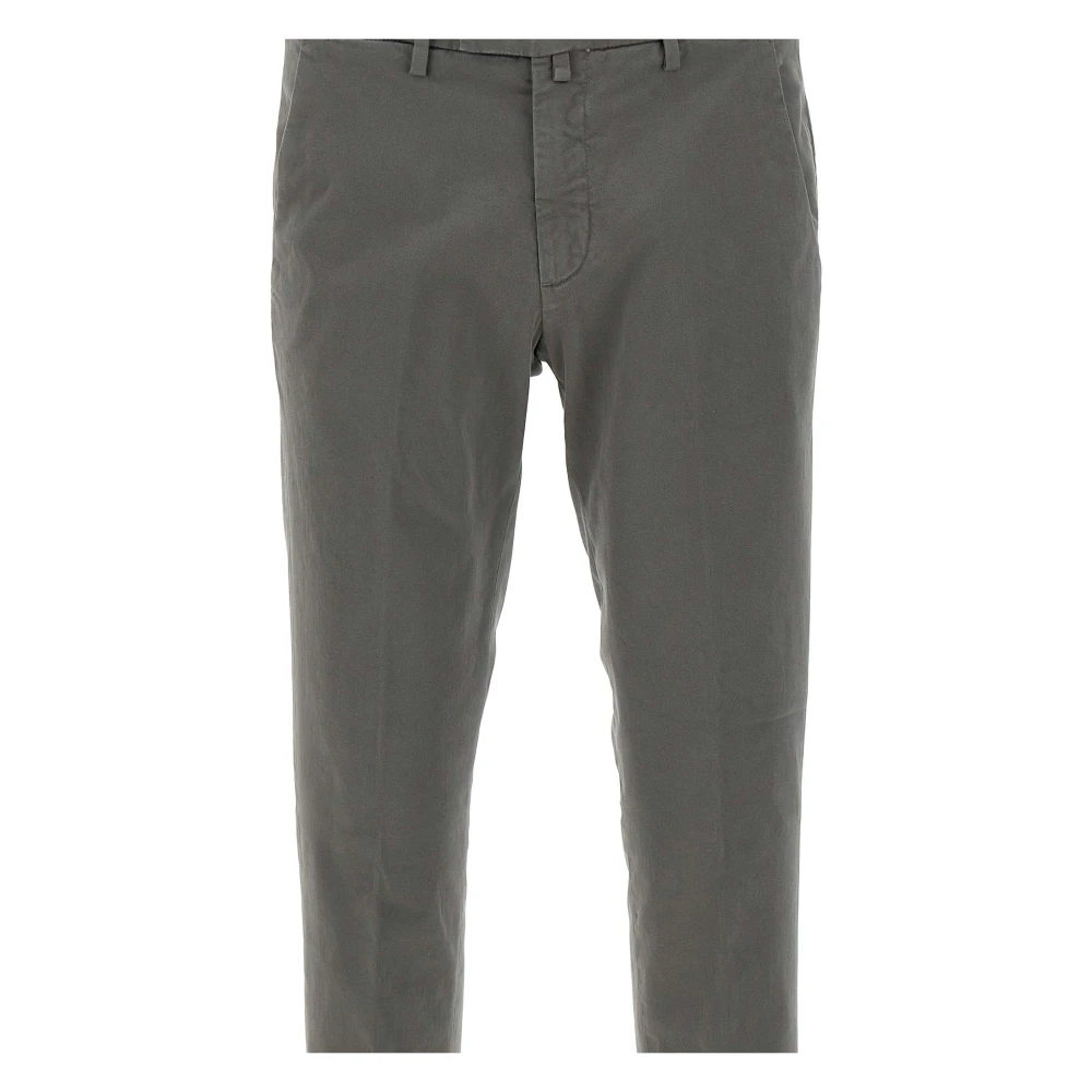 Briglia Grijze Stretch Katoenen Broek Gray Heren