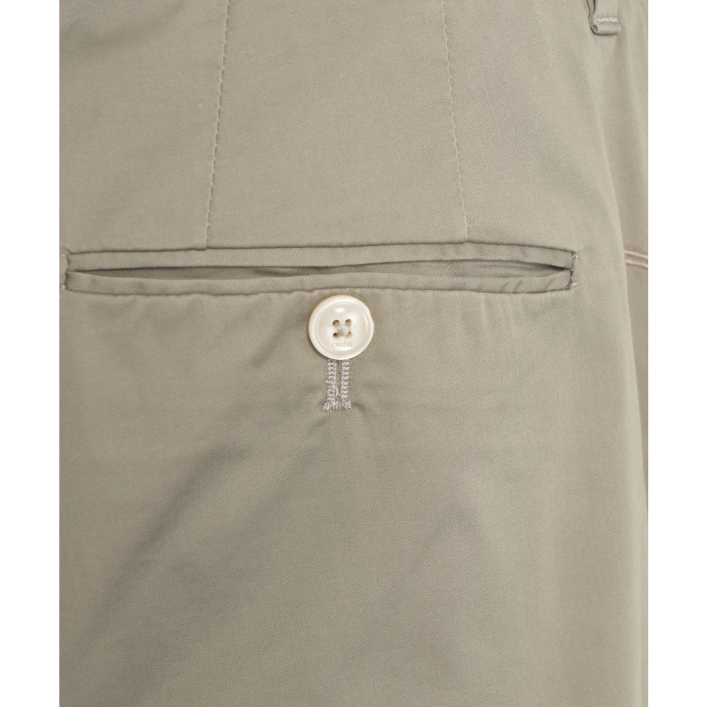 Cruna Grijze Tapered Fit Broek Mitte Stijl Gray Heren