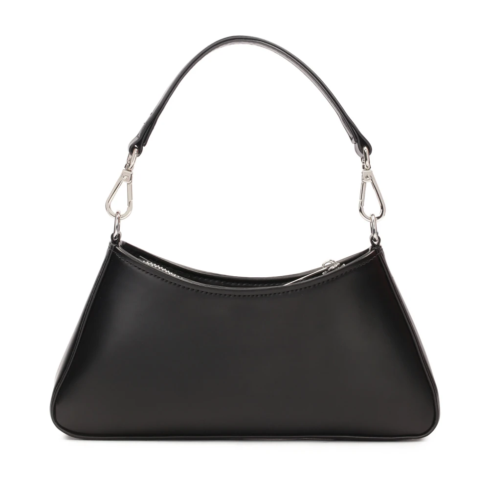 Kazar Studio Zwarte minimalistische leren handtas Black Dames
