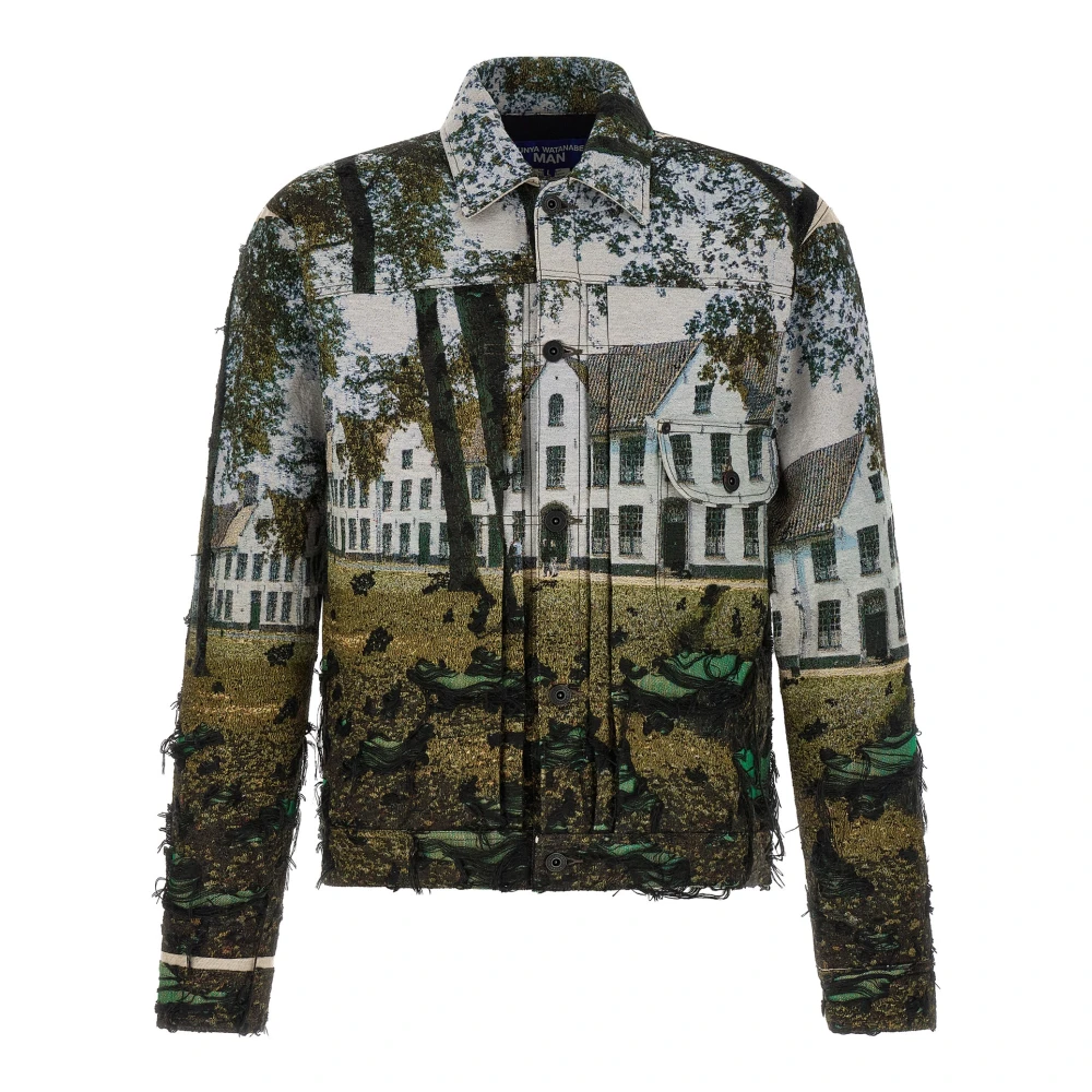 Junya Watanabe Multicolor Denim Jackets, Male, Xl, Jackets
