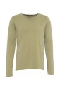 pull-en-tricot-vert-a-col-rond
