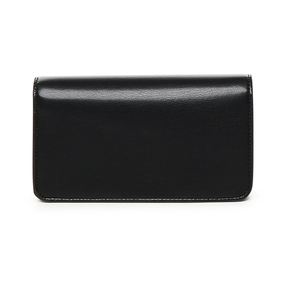 Love Moschino Zwarte Portemonnee met Hartlogo Black Dames