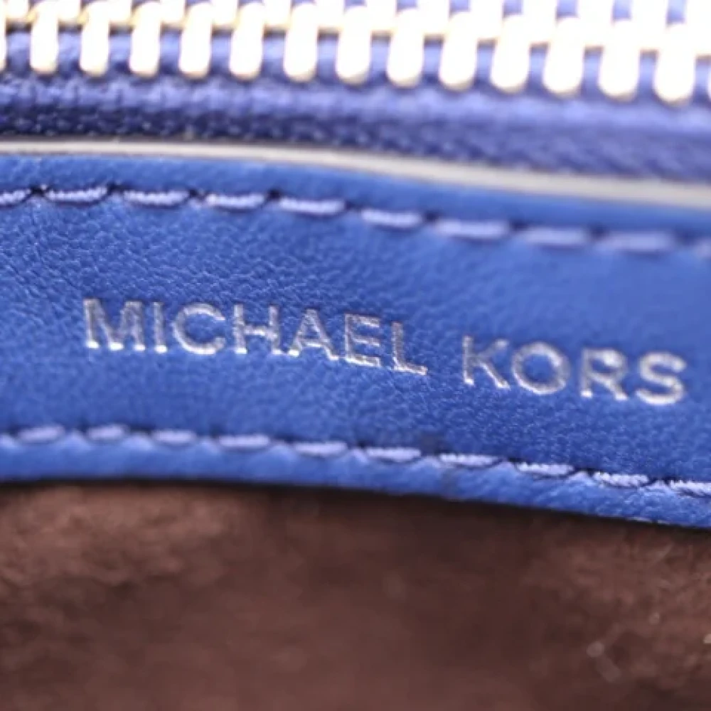 Michael Kors Pre-owned Leather handbags Blue Dames