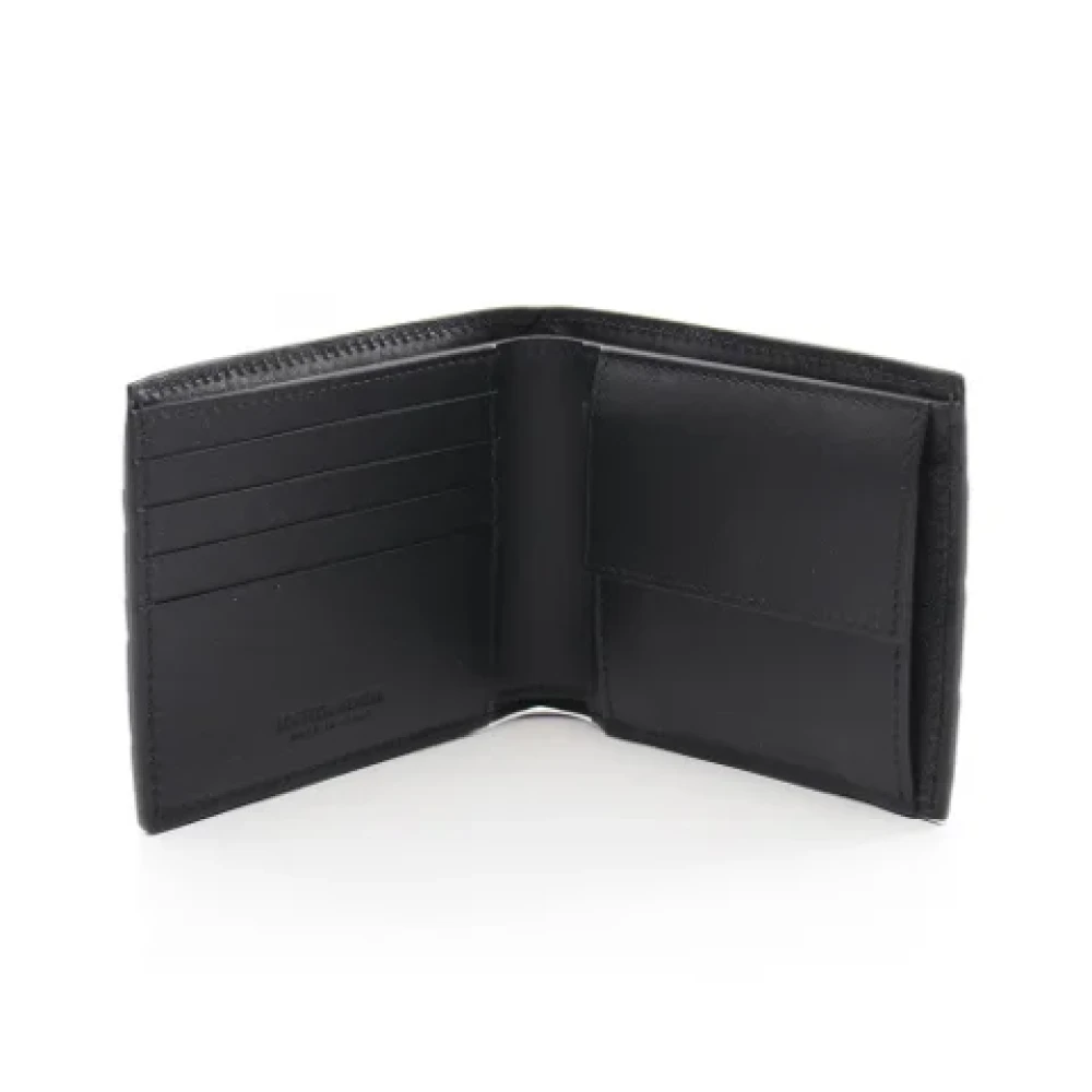 Bottega Veneta Vintage Pre-owned Leather wallets Black Dames
