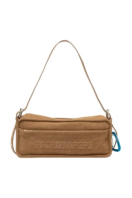 (IM)PERFECTION Medium Suede Crossbody Bag