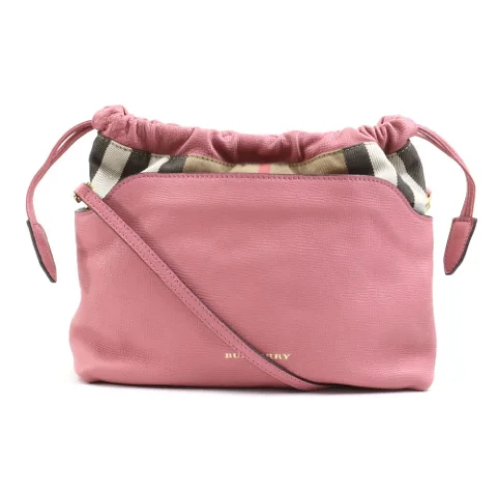 Burberry Vintage Pre-owned Fabric shoulder-bags Pink Dames