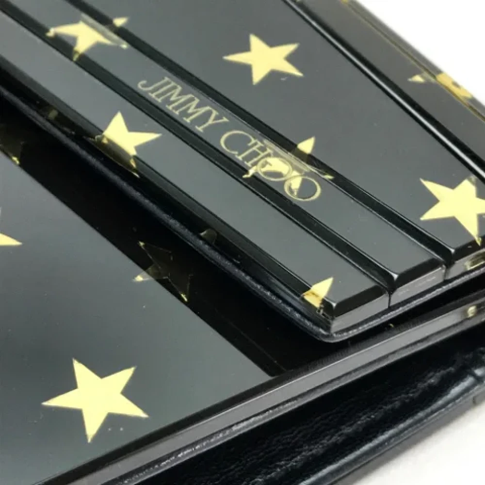 Jimmy Choo Pre-owned Fabric shoulder-bags Black Dames