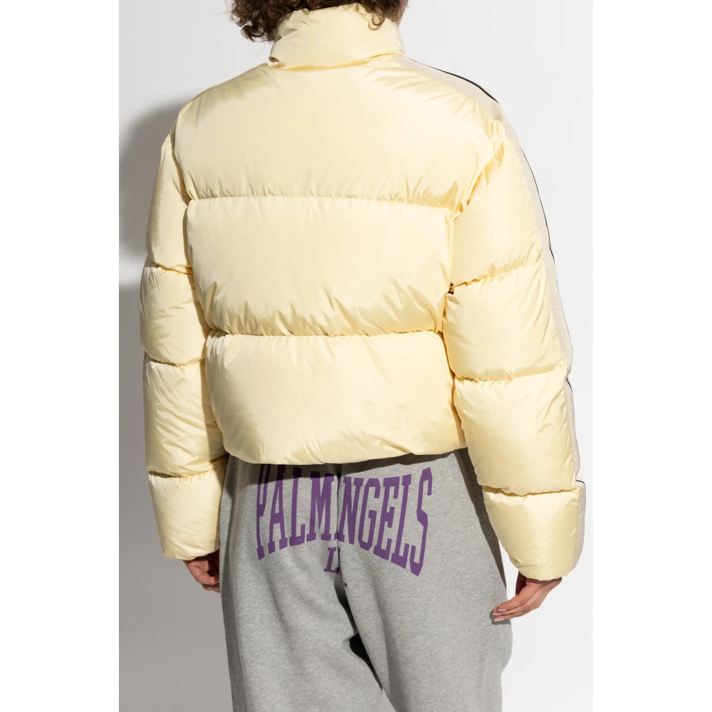 Palm Angels Jas met Logo Yellow Dames