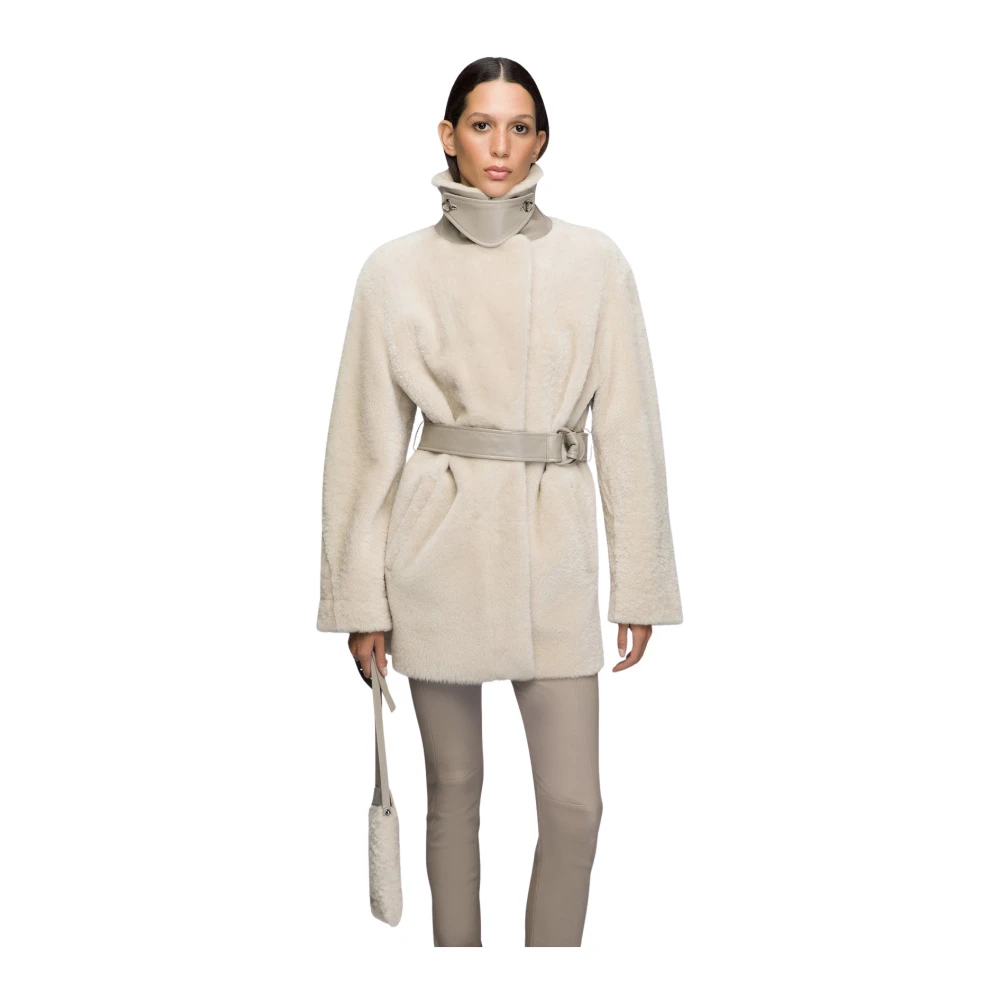 VSP Madeleine Room Shearling Jas Beige Dames