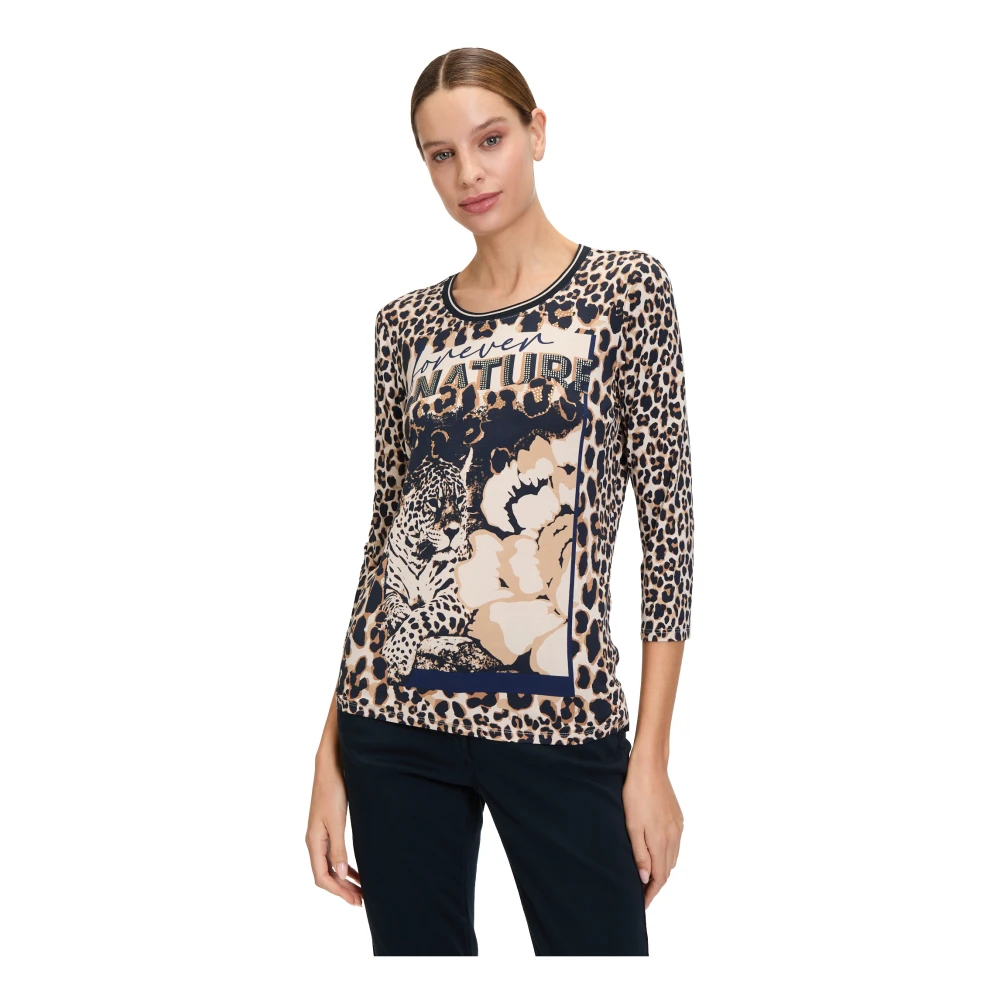 Betty Barclay Animal Print Basic Shirt Multicolor Dames