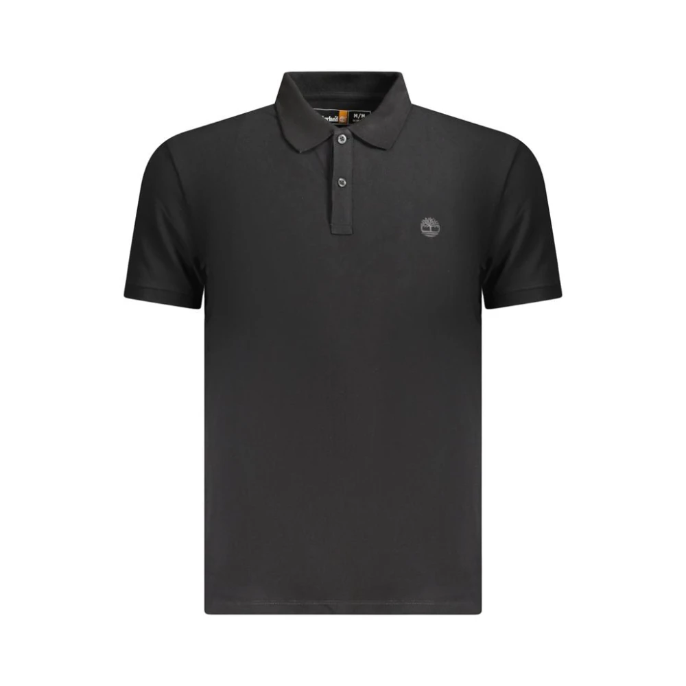Timberland Men's Black Polo Shirts, 2XL, Slim-Fit Polo