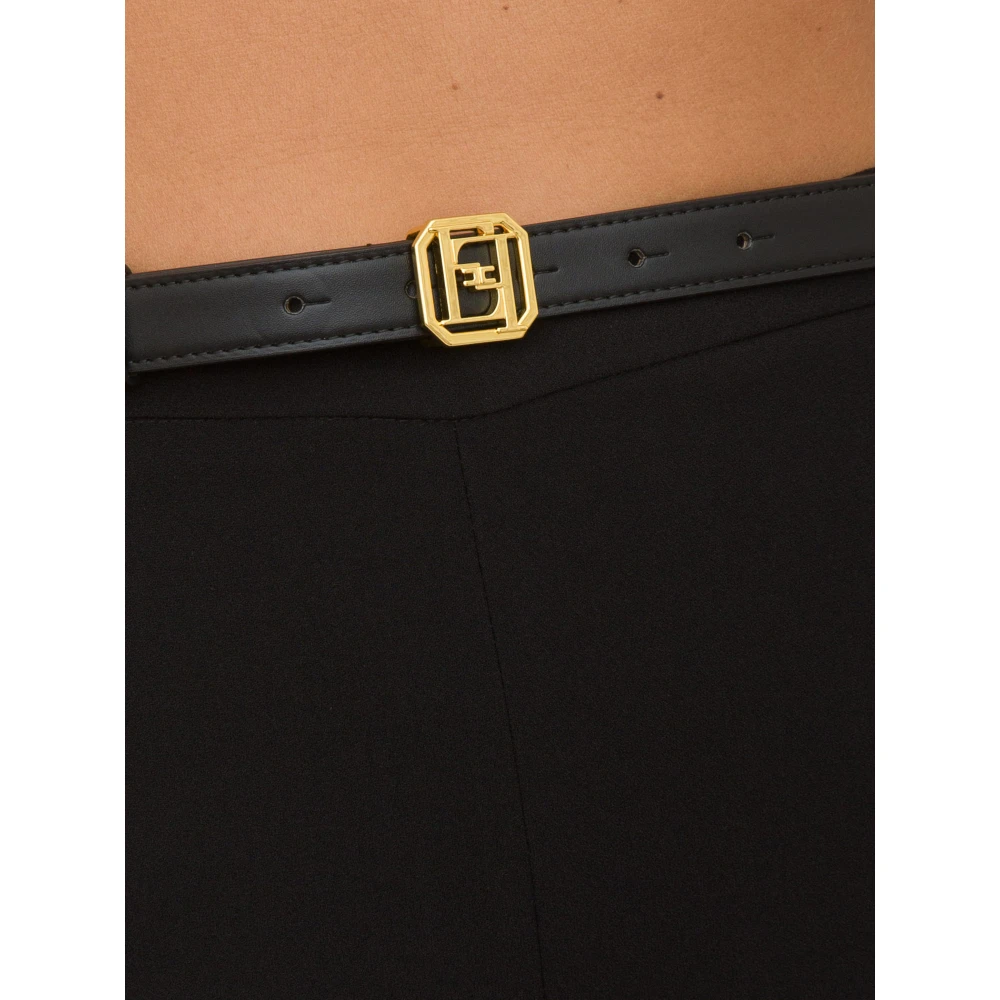 Elisabetta Franchi Stijlvolle Broek voor Vrouwen Black Dames