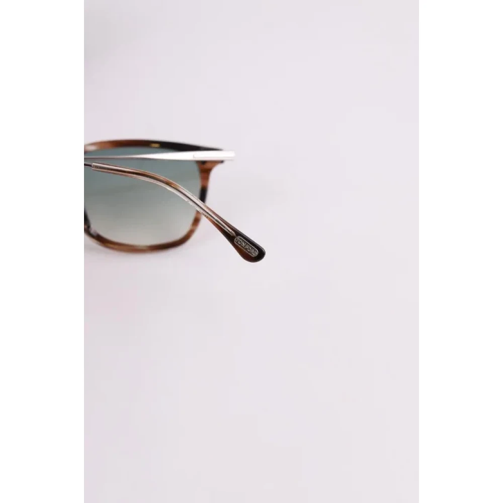 Tom Ford Pre-owned Metal sunglasses Brown Dames