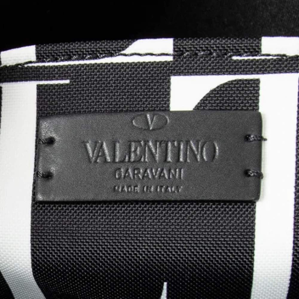 Valentino Vintage Pre-owned Canvas backpacks Black Dames