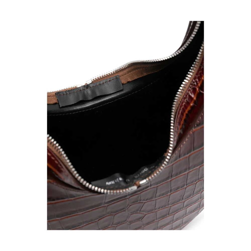Coperni Bruine Krokodileffect Top Handtas Brown Dames