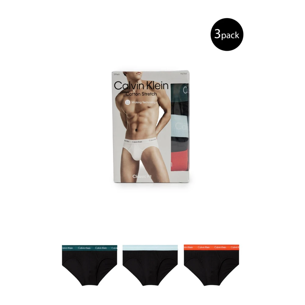 Calvin Klein Klassieke pasvorm heupslip 3Pack Black Heren