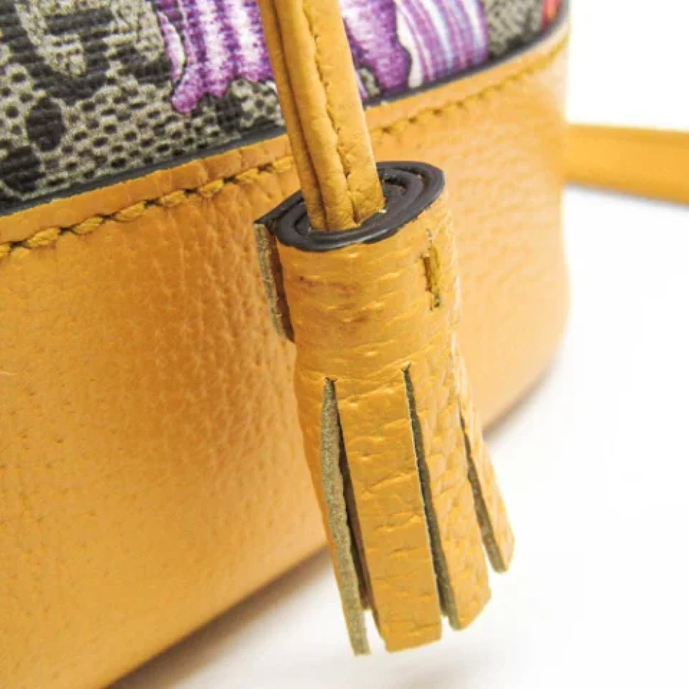 Gucci Vintage Pre-owned Leather gucci-bags Yellow Dames