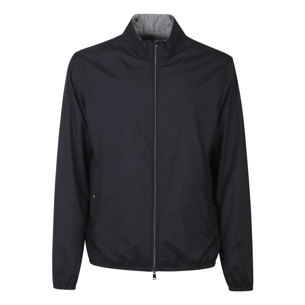 Herno Men's Blue Light Jackets, 2XL, Reversible Jacket