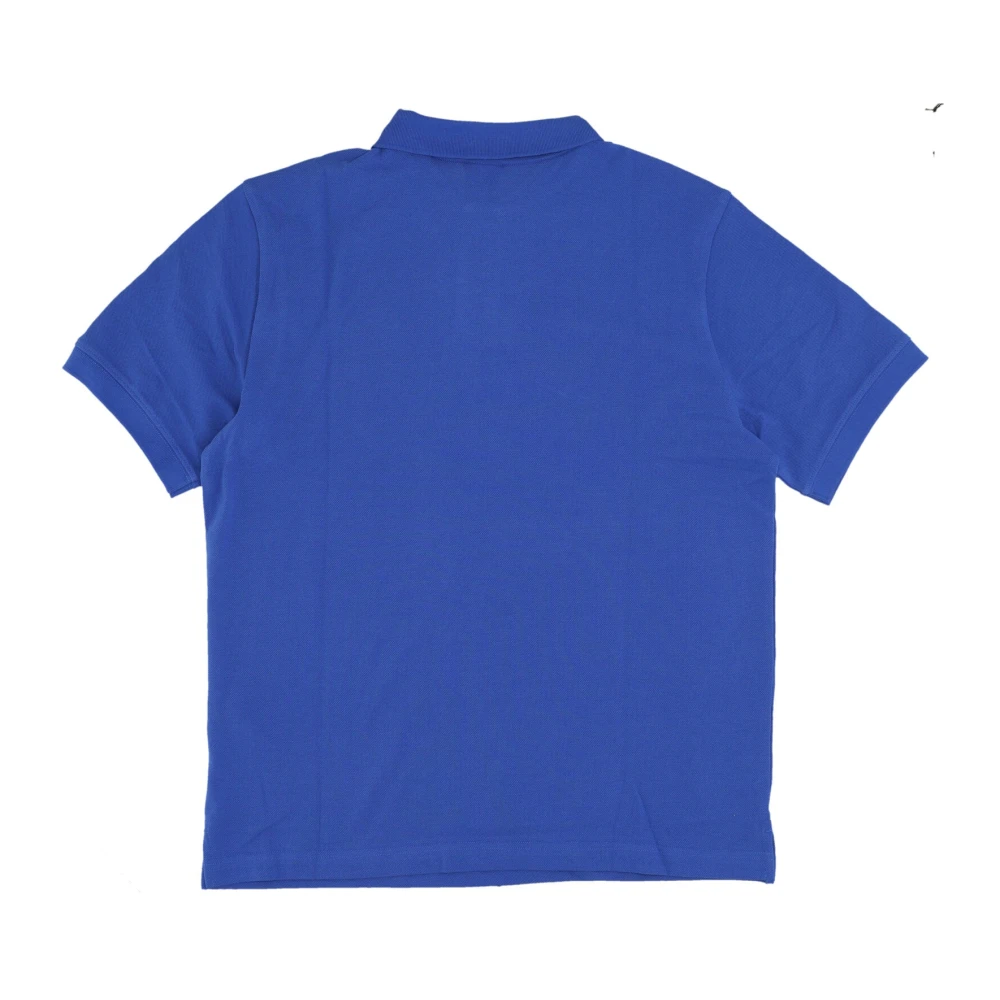 Nike Essential Pique Polo Shirt Blue Heren