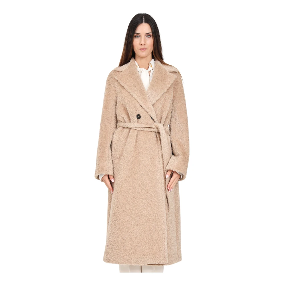 Max Mara Beige Nilo Jas voor vrouwen Beige Dames