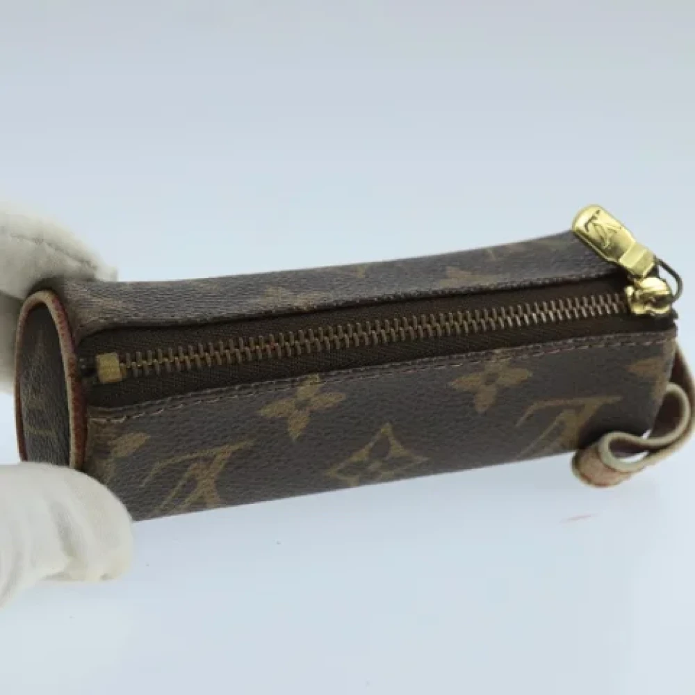 Louis Vuitton Vintage Pre-owned Canvas clutches Brown Dames