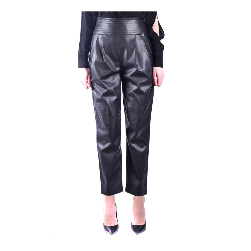 Twinset Slim-Fit Zwarte Broek Black Dames