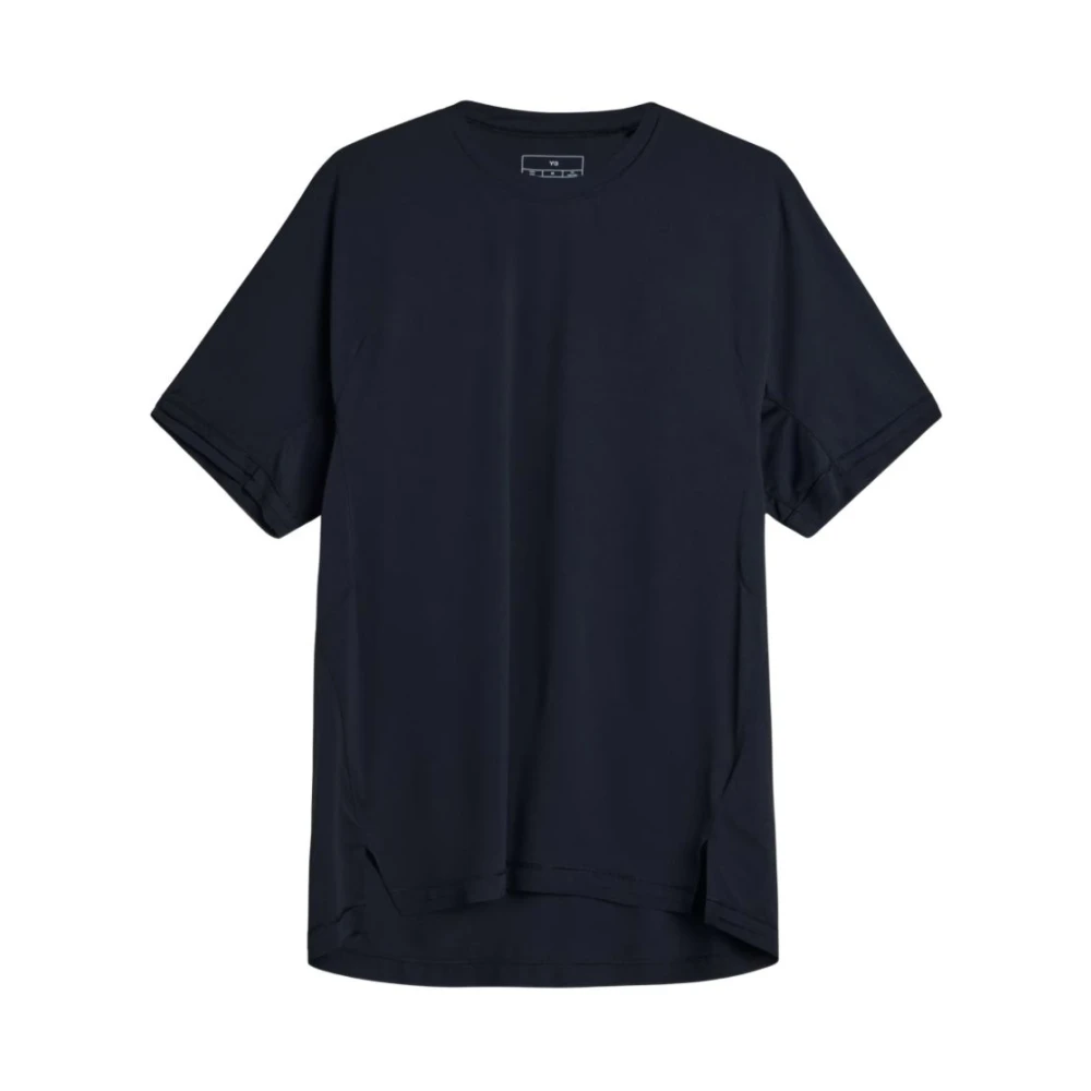 Y-3 Men's Black Relaxed Fit Round Neck T-Shirt - T-Shirts - S - Tops