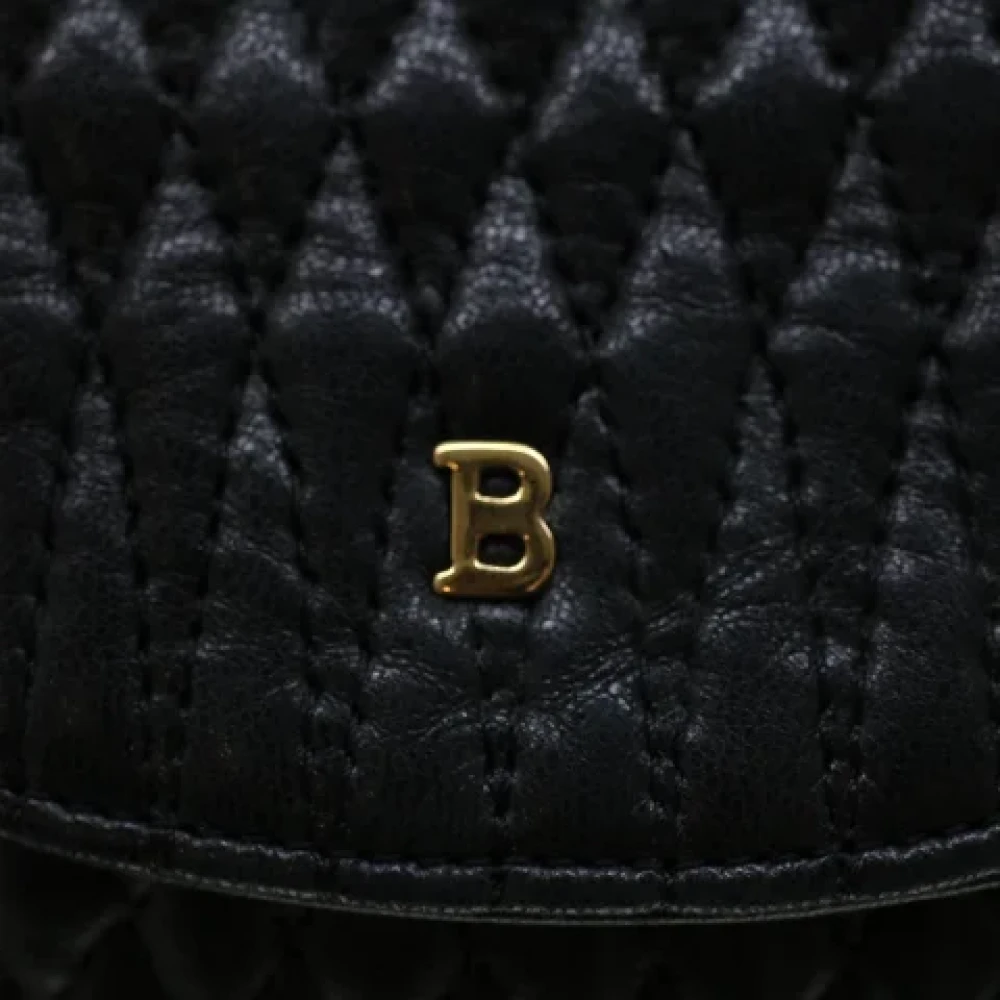 Bally Pre-owned Leather shoulder-bags Black Dames
