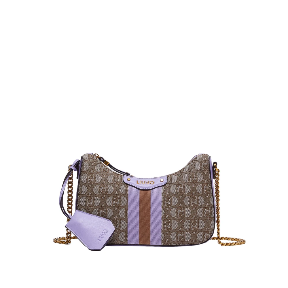 Liu Jo Jacquard Schoudertas met Metalen Logo Multicolor Dames