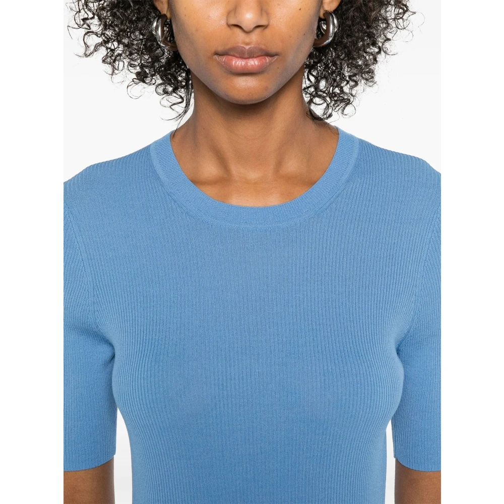 P.a.r.o.s.h. Blauwe tops voor een stijlvolle uitstraling Blue Dames