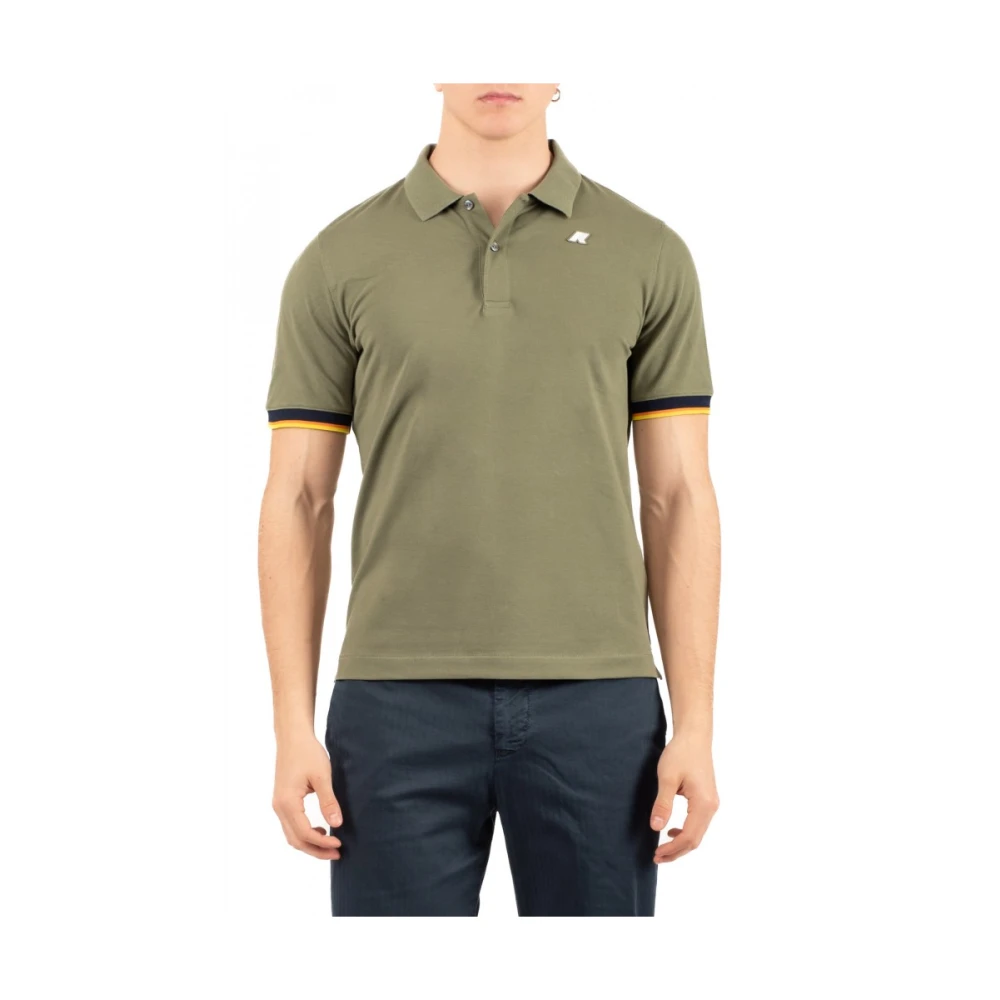 K-Way Uomo Verde Top, S, New,
