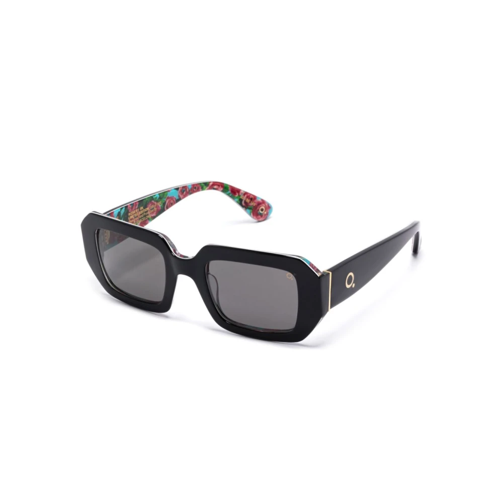 Etnia Barcelona Unisex Black Roses 1 Bk Limited Edition Sunglasses