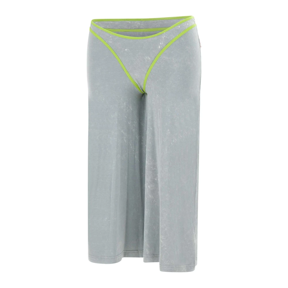 Diesel Fijne Rok Grijs Limoen Groen Gray Dames