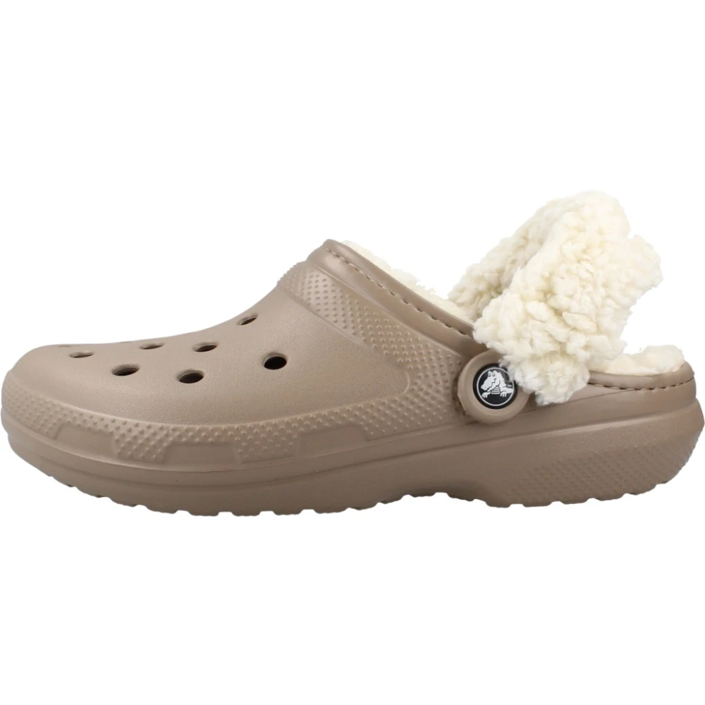 Pantofole Crocs Classic Fleece Lined Clog Donna Marrone Taglia 37 Gomma - Immagine 3