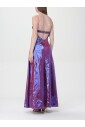 robe-bleue-iridescent-a-line