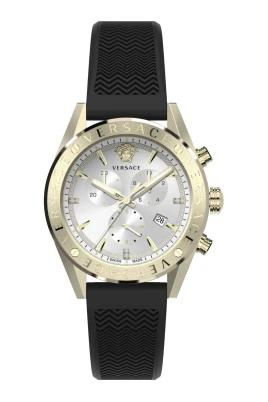 V-Chrono Kronograf Klocka Svart Silikon