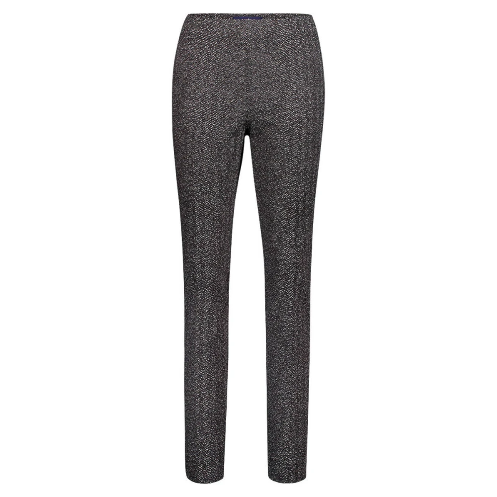 Gardeur Slim Pull-On Broek Zene14 Black Dames
