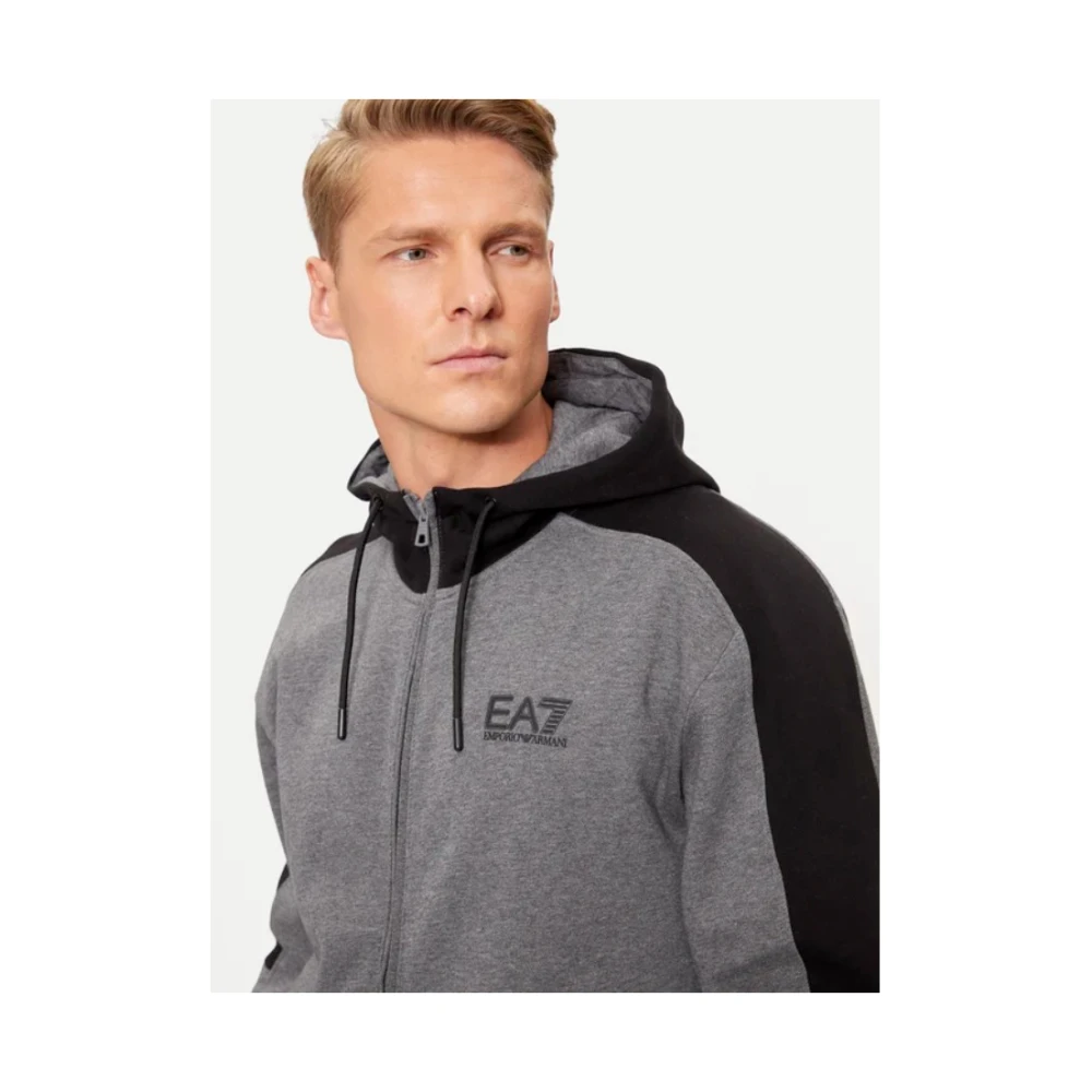 Emporio Armani EA7 RTW Grijs Stijlvolle Sportkleding Gray Heren