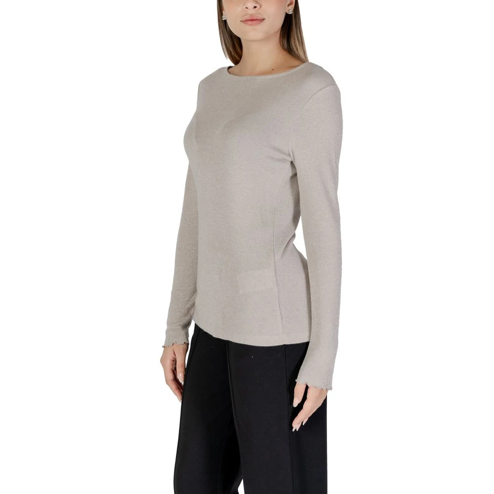 Street One Beige Viscose Top & T-Shirt Beige Dames