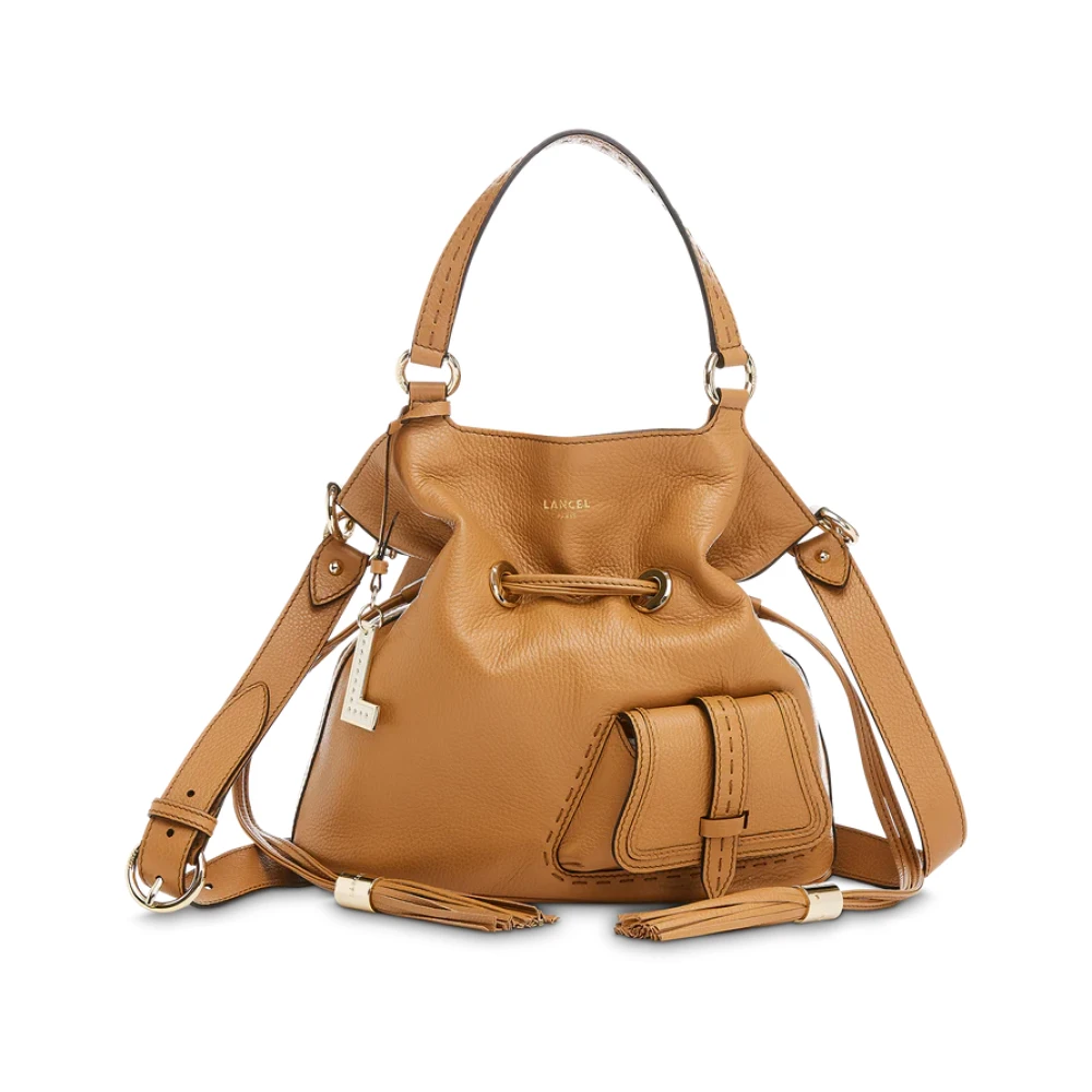 Lancel Women's Brown 1Er Flirt Handbag Bucket Style - Bucket Bags - One Size - Bags