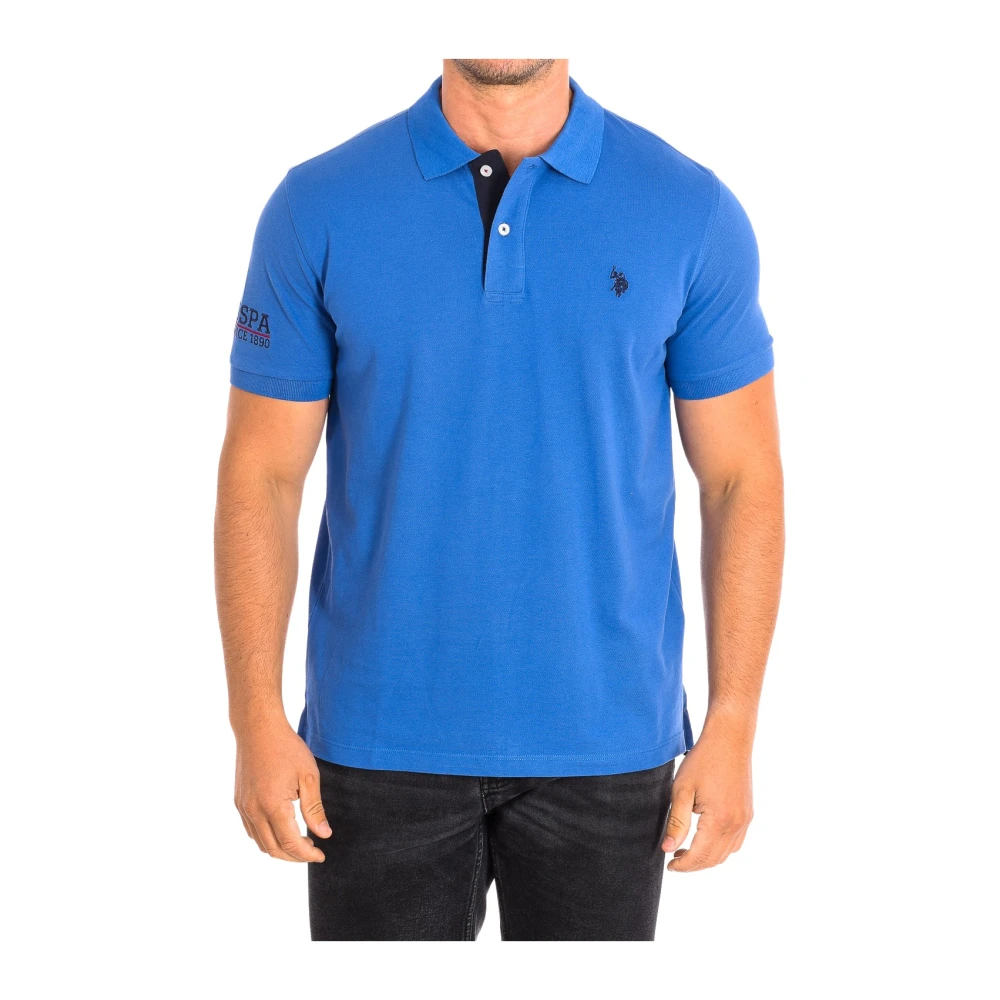 U.s. Polo Assn. Hombre Azul Camisetas, Talla: M