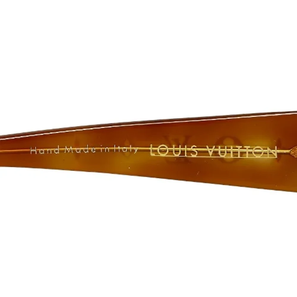 Louis Vuitton Vintage Pre-owned Plastic sunglasses Brown Dames