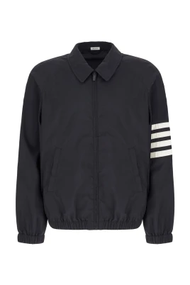 Shiny Ripstop 4-Bar Track Jacket