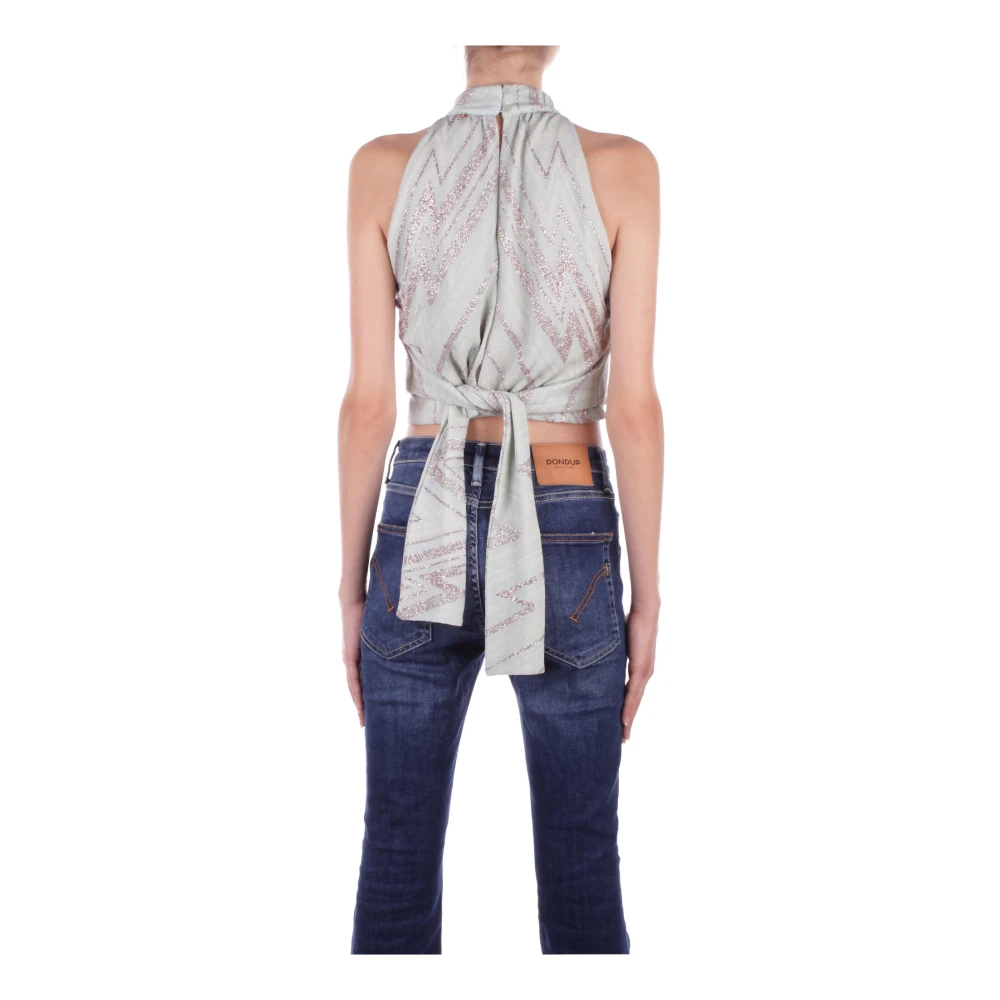 Liu Jo Knopen Achter Top Collectie 1 Gray Dames