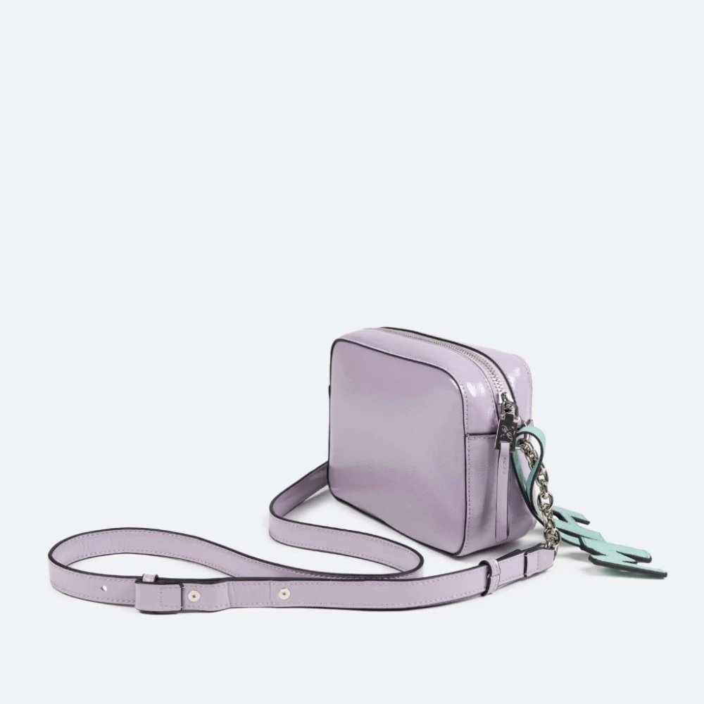 Munich Camera Crossbody Tas Purple Dames