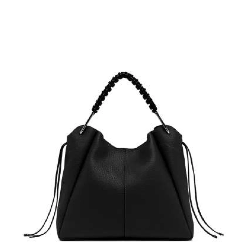 Gianni Chiarini Sportieve leren crossbodytas Black Dames