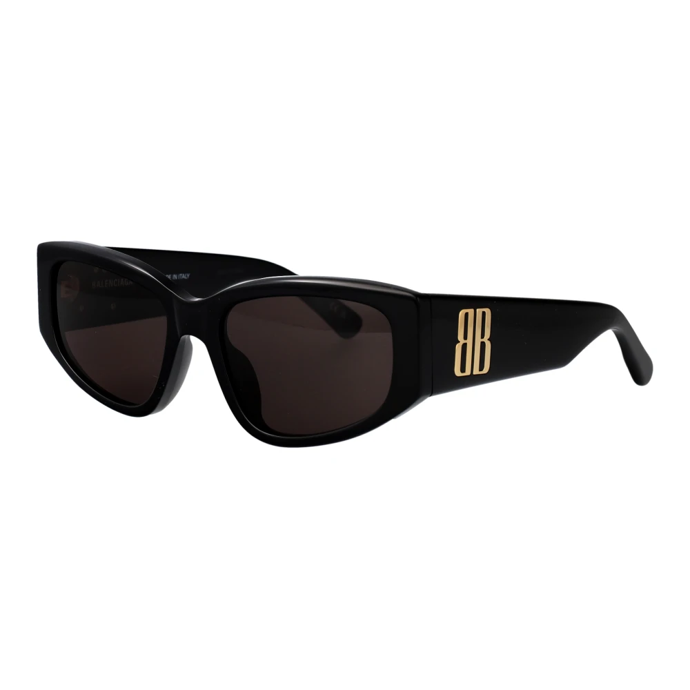 Balenciaga Women's Black Sunglasses, 56 Mm, Bb0475s Cat Eye Sunglasses